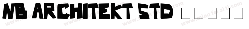NB Architekt Std字体转换